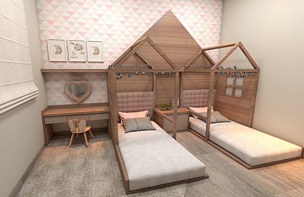 Decoração quarto infantil estilo montessoriano | Vanessa Prestes | Charme Móveis e Planejados
